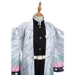 NewCosplay New Arrivals Demon Slayer: Kimetsu No Yaiba Kochou Shinobu Kids Cloak Coat Halloween Carnival Suit Cosplay Costume