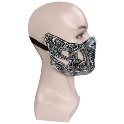 NewCosplay Mortal Kombat Sub-Zero Mask Masquerade Halloween Party Costume Props Cosplay Latex Masks Helmet