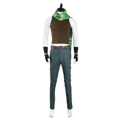 NewCosplay JoJo‘s Bizarre Adventure Part 2: Battle Tendency Joseph Joestar Cosplay Costume Pants Vest Outfits Halloween Carnival Suit