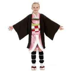NewCosplay New Arrivals Demon Slayer: Kimetsu No Yaiba Kamado Nezuko Kids Kimono Anime Cosplay Costume