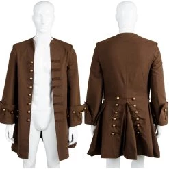 NewCosplay New Arrivals Pirates Of The Caribbean Jack Sparrow Jacket Only Costume