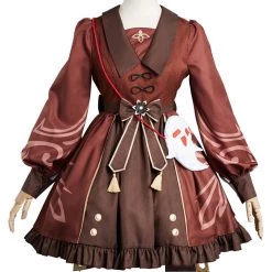 Cossky Genshin Impact Original Design Hutao Lolita Dress Cosplay Costume Outfits
