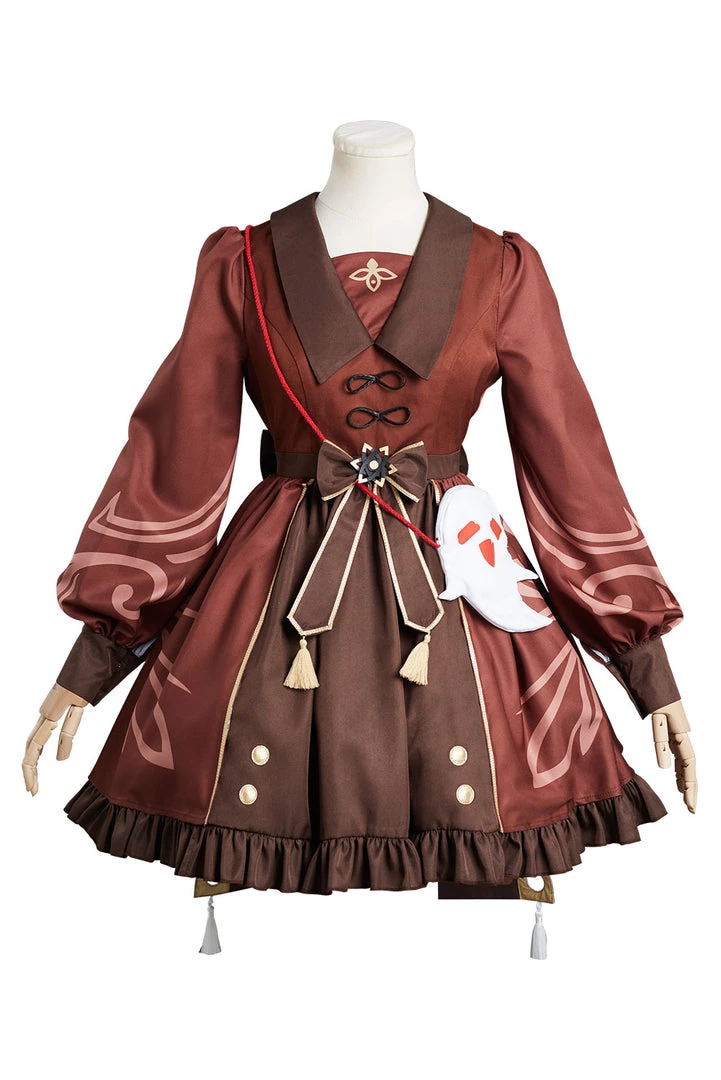 Cossky Genshin Impact Original Design Hutao Lolita Dress Cosplay Costume Outfits 3 Cossky Genshin Impact Original Design Hutao Lolita Dress Cosplay Costume Outfits