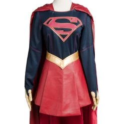 Cossky Cosplay Store 25 NewCosplay TV & Movie Costumes CBS Supergirl Kara Zor-El Danvers Costume + Cape Cosplay Costume