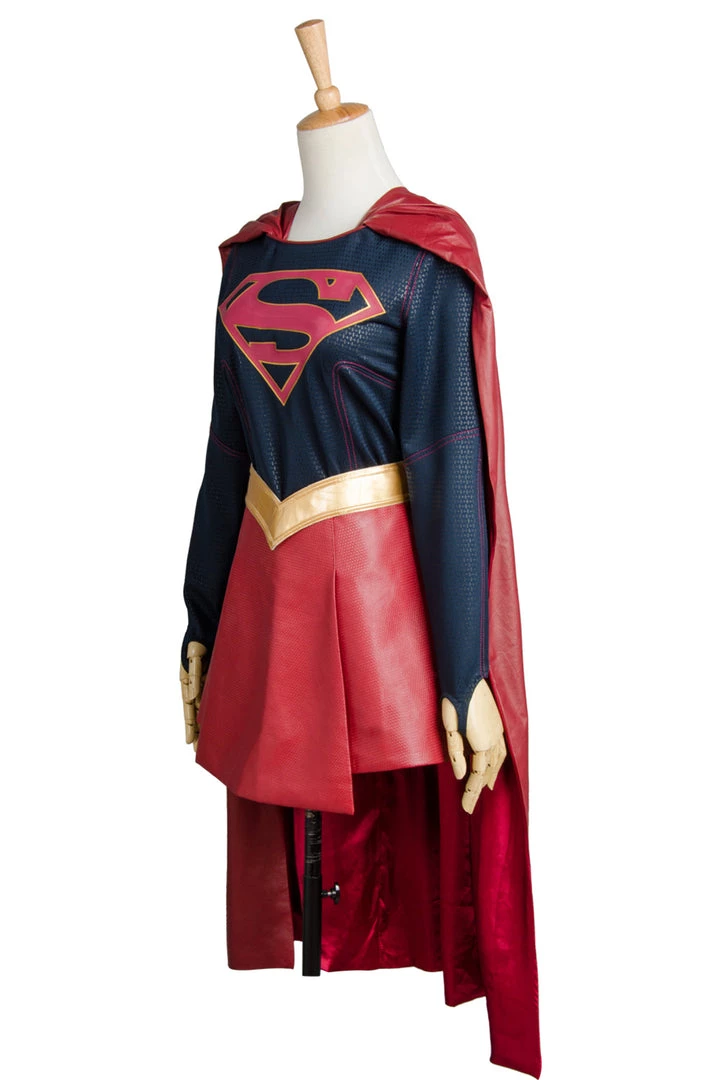 NewCosplay TV & Movie Costumes CBS Supergirl Kara Zor-El Danvers Costume + Cape Cosplay Costume 7 NewCosplay TV & Movie Costumes CBS Supergirl Kara Zor-El Danvers Costume + Cape Cosplay Costume