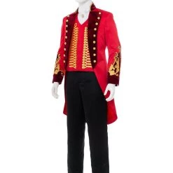 New Cosplaysky The Greatest Showman P.T. Barnum Red Suit Cosplay Costume New Arrivals