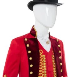 New Cosplaysky The Greatest Showman P.T. Barnum Red Suit Cosplay Costume New Arrivals