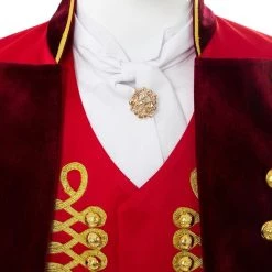 New Cosplaysky The Greatest Showman P.T. Barnum Red Suit Cosplay Costume New Arrivals