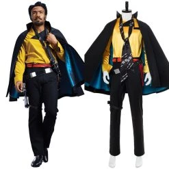 New Cosplaysky Solo: A Star Wars Story Lando Calrissian Outfit Cosplay Costume New Arrivals