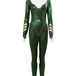 New Cosplaysky 2018 Aquaman Mera Jumpsuit Outfit Cosplay Costume
