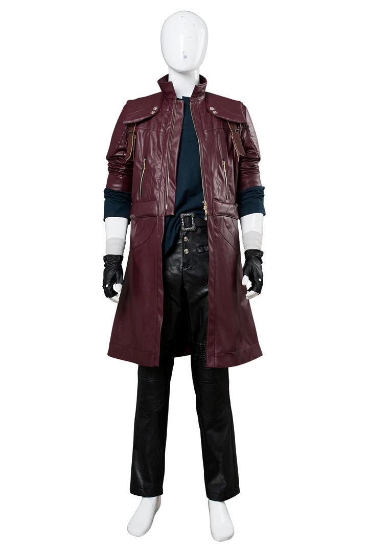 New Cosplaysky Devil May Cry V DMC5 Dante Aged Outfit Leather Cosplay Costume New Arrivals 5 New Cosplaysky Devil May Cry V DMC5 Dante Aged Outfit Leather Cosplay Costume New Arrivals