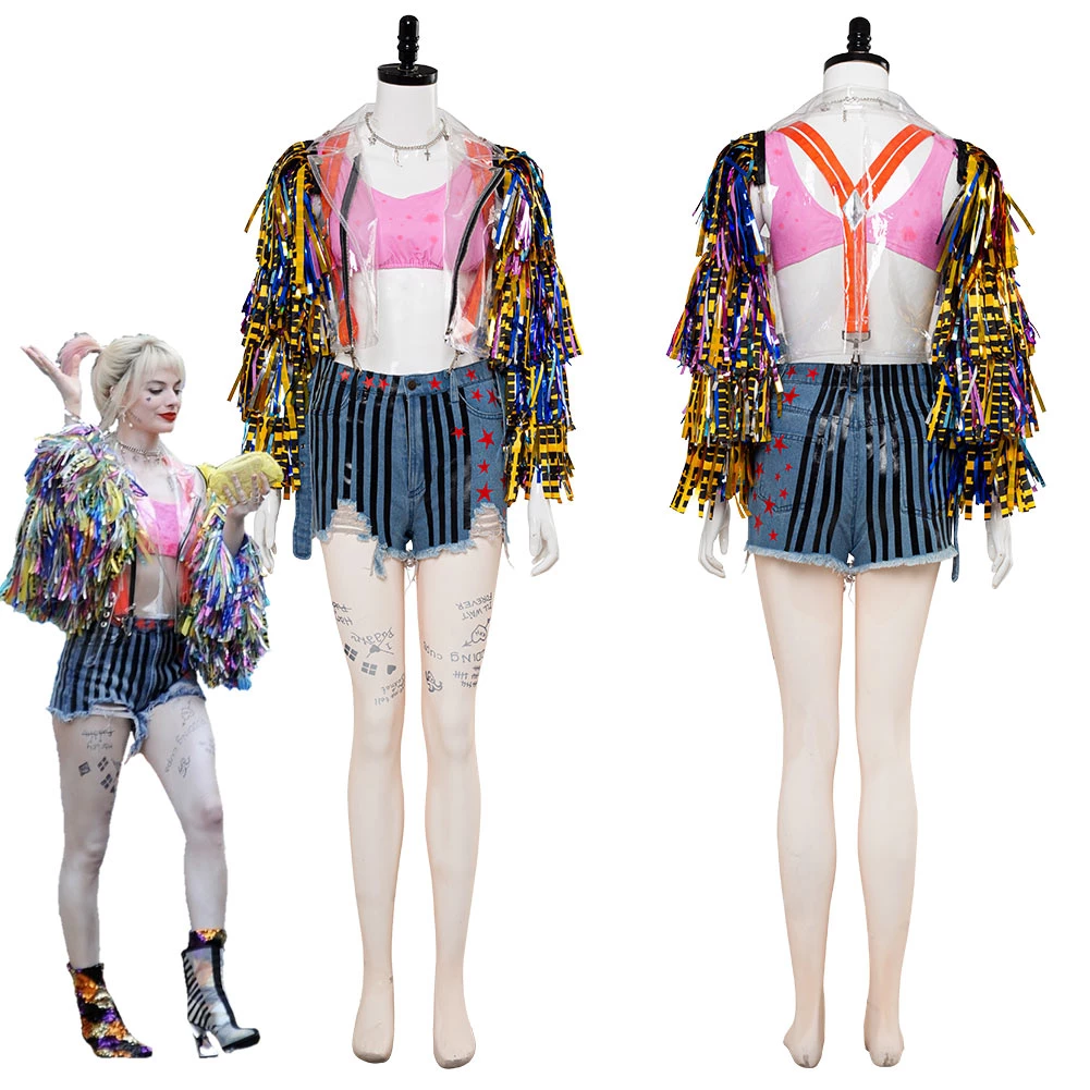 New Cosplaysky Birds Of Prey (And The Fantabulous Emancipation Of One Harley Quinn) Cheerleader Outfit Cosplay Costume New Arrivals 15 New Cosplaysky Birds Of Prey (And The Fantabulous Emancipation Of One Harley Quinn) Cheerleader Outfit Cosplay Costume New Arrivals