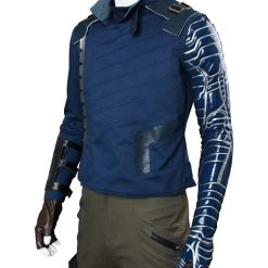 New Cosplaysky Avengers 3 : Infinity War Winter Soldier Outfit Suit James Buchanan Barnes Cosplay Costume