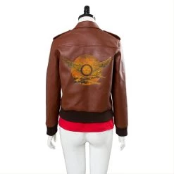 CosplaySky New Arrivals Captain Marvel Carol Danvers U.S.Air Force T Shirt Bomber Jacket Casual Suit