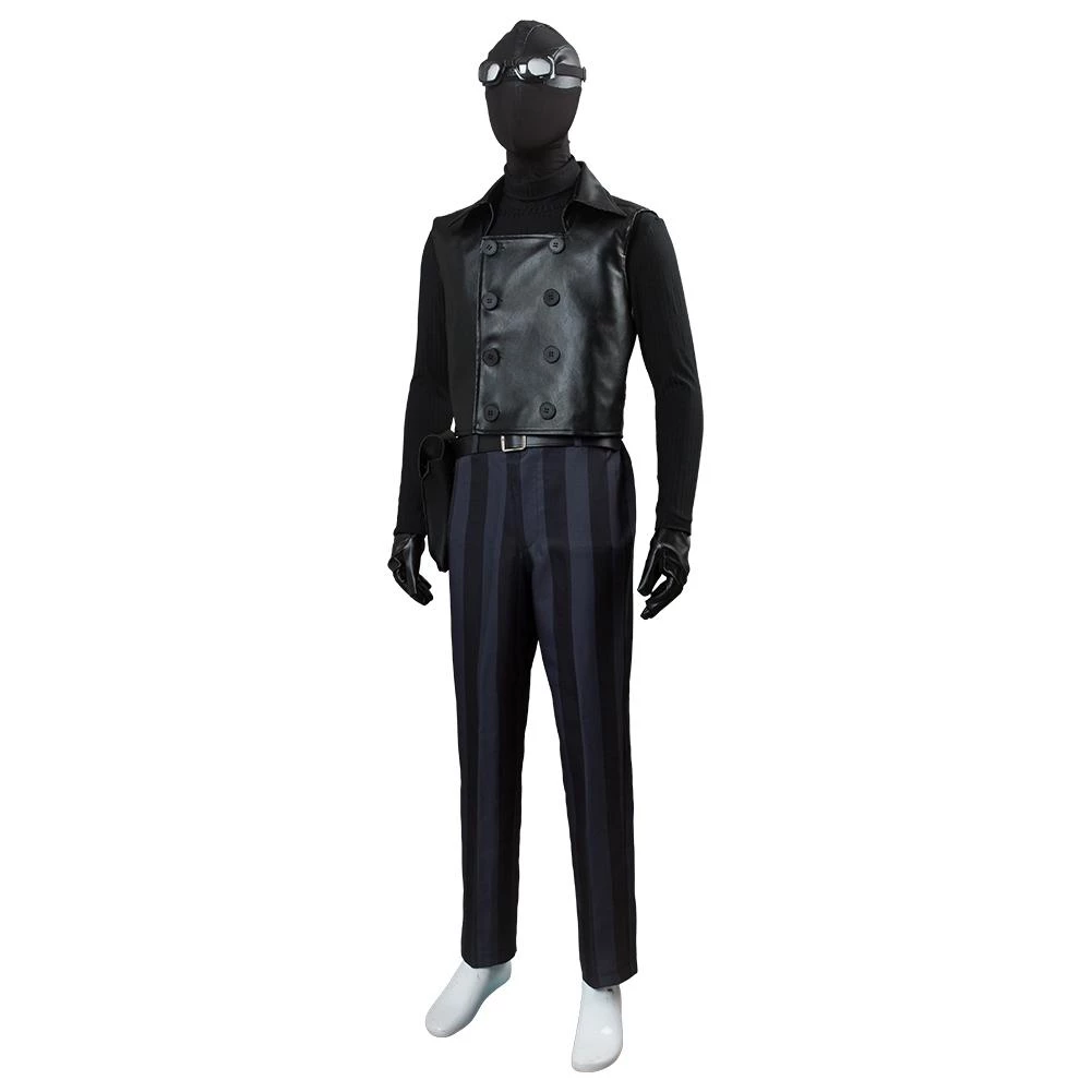 CosplaySky Spider-Man: Into The Spider-Verse Spider-Man Noir Cosplay Costume 4 CosplaySky Spider-Man: Into The Spider-Verse Spider-Man Noir Cosplay Costume