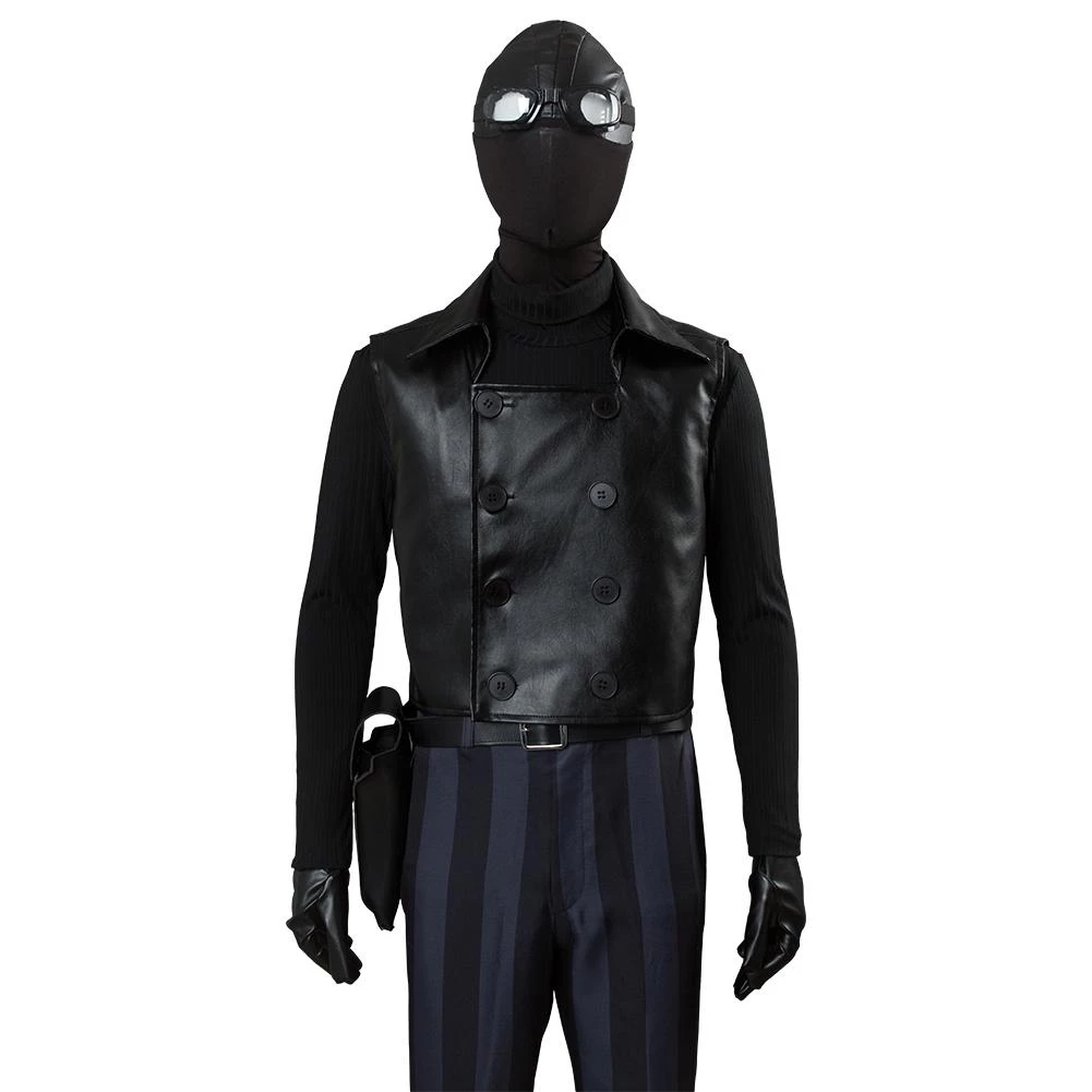 CosplaySky Spider-Man: Into The Spider-Verse Spider-Man Noir Cosplay Costume 7 CosplaySky Spider-Man: Into The Spider-Verse Spider-Man Noir Cosplay Costume