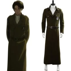 New Cosplaysky New Arrivals Attack On Titan Season 3 Eren Cosplay Costume Scouting Legion Soldier Officer Uniform