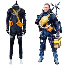 NewCosplay Death Stranding Sam Norman Reedus Outfit Cosplay Costume New Arrivals