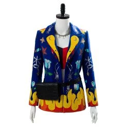NewCosplay Birds Of Prey Harley Quinn Coat Halloween Carnival Suit Cosplay Costume