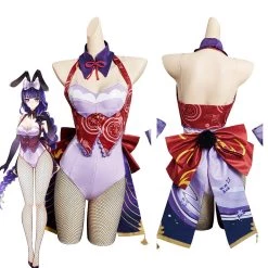 NewCosplay New Arrivals Genshin Impact Baal Bunny Girls Halloween Original Design Cosplay Costume - Cossky®