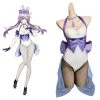 Fandombuy New Arrivals Genshin Impact Keqing Original Design Cosplay Costume Bunny Girls Jumpsuit Outfits