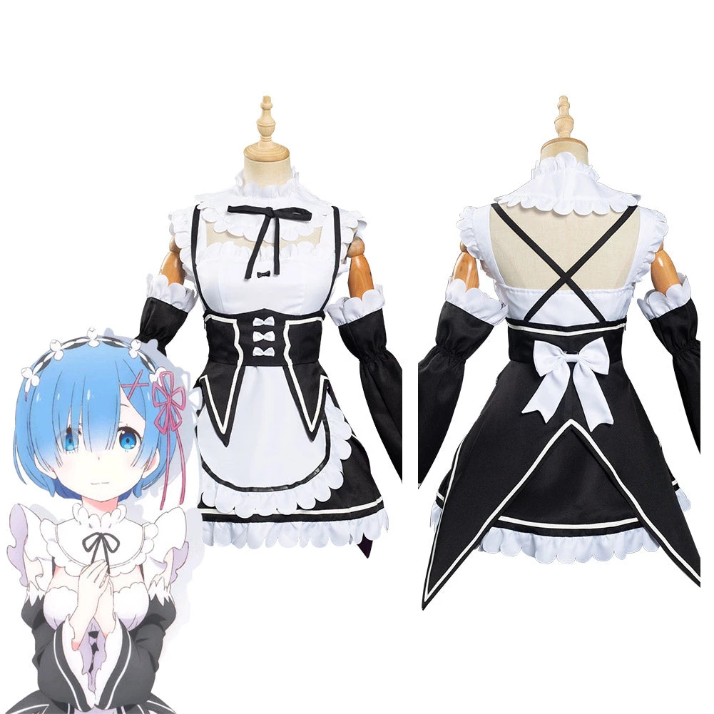 NewCosplay Re: Life In A Different World From Zero Rem Outfit Cosplay Costume New Arrivals 3 NewCosplay Re: Life In A Different World From Zero Rem Outfit Cosplay Costume New Arrivals
