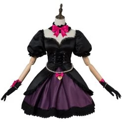 New Cosplaysky Overwatch DVA Hana Song Black Cat Officer Dress Outfit Cosplay Costume New Arrivals