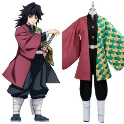 CosplaySky New Arrivals Demon Slayer: Kimetsu No Yaiba Tomioka Giyuu Cosplay Costume