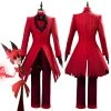 NewCosplay Hazbin Hotel ALASTOR Outfit Halloween Carnival Suit Cosplay Costume