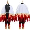 NewCosplay Demon Slayer: Kimetsu No Yaiba Rengoku Kyoujurou Cosplay Costume For Kids Children 1 NewCosplay Demon Slayer: Kimetsu No Yaiba Rengoku Kyoujurou Cosplay Costume For Kids Children