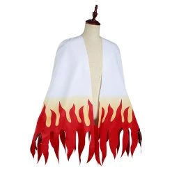 NewCosplay New Arrivals Demon Slayer: Kimetsu No Yaiba Rengoku Kyoujurou Adult Cloak Cosplay Costume