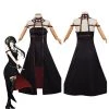 NewCosplay SPY×FAMILY Yor Forger Cosplay Costume Dress Headband Earring Outfits Halloween Carnival Suit 2 NewCosplay SPY×FAMILY Yor Forger Cosplay Costume Dress Headband Earring Outfits Halloween Carnival Suit