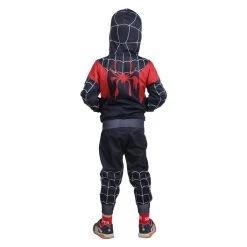 CosplaySky Spider-Man Hoodie Kids Spider-Verse Miles Morales Gwen Stacy Noir Peter Cosplay Costume