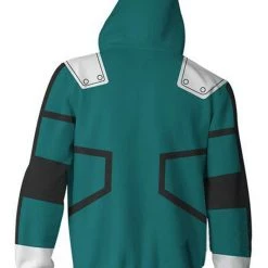 New Cosplaysky My Hero Academia Hoodie Boku No Hero Izuku Midoriya Deku Zip Up Sweatshirt Unisex New Arrivals
