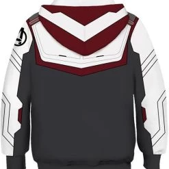 CosplaySky Kids Avengers 4 Endgame Hoodie Captain Ameriaca Quantum Realm Suit Pullover Sweatshirt Unisex