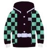 New Cosplaysky Kids Demon Slayer: Kimetsu No Yaiba Kamado Tanjirou Kisatsutai Cosplay Hoodies Boys Girls Long Sleeve Pullover Sweatshirt New Arrivals