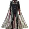 New Cosplaysky Avengers Infinity War Vision Outfit Superhero Halloween Cosplay Costume