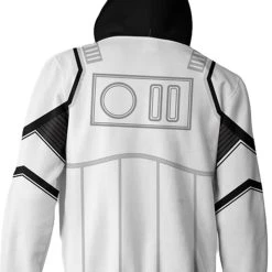 New Cosplaysky Star Wars Hoodie First Order Stoomtrooper Pullover Sweatshirt White