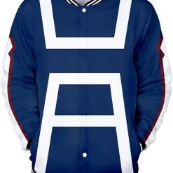 New Cosplaysky My Hero Academia Merchandies Hoodie Training Uniform 3D Baseball Sweatshirt New Arrivals