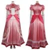 Cossky New Arrivals Princess Peach Dress Outfits Halloween Carnival Suit Cosplay Costume