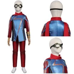 NewCosplay New Arrivals Kids Children Ms. Marvel 2022 Kamala Khan Cosplay Costume Outfits Halloween Carnival Suit
