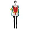 NewCosplay Woman Robin Cosplay Costume Sexy Junpsuit Cloak Outfits Halloween Carnival Suit New Arrivals