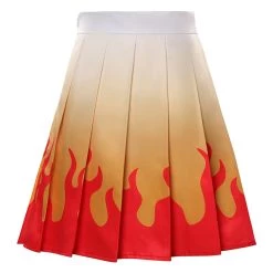 Fandombuy Demon Slayer Rengoku Kyoujurou Cosplay Costume Pleated Skirt Halloween Carnival Suit 13 Fandombuy Demon Slayer Rengoku Kyoujurou Cosplay Costume Pleated Skirt Halloween Carnival Suit