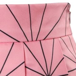 New Cosplaysky New Arrivals Demon Slayer Kamado Nezuko Cosplay Costume Pleated Skirt