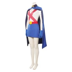 Viele Kostüme Young Justice Miss Martian Cosplay Costume T-shirt Skirt Cloak Outfits New Arrivals