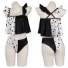 NewCosplay Cruella Original Designers Bikni Swimsuit Cosplay Costume-Cossky® 2 NewCosplay Cruella Original Designers Bikni Swimsuit Cosplay Costume-Cossky®