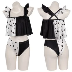NewCosplay Cruella Original Designers Bikni Swimsuit Cosplay Costume-Cossky®