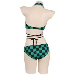 NewCosplay Demon Slayer - Kamado Tanjiro Sexy Swimsuit Cosplay Costume New Arrivals