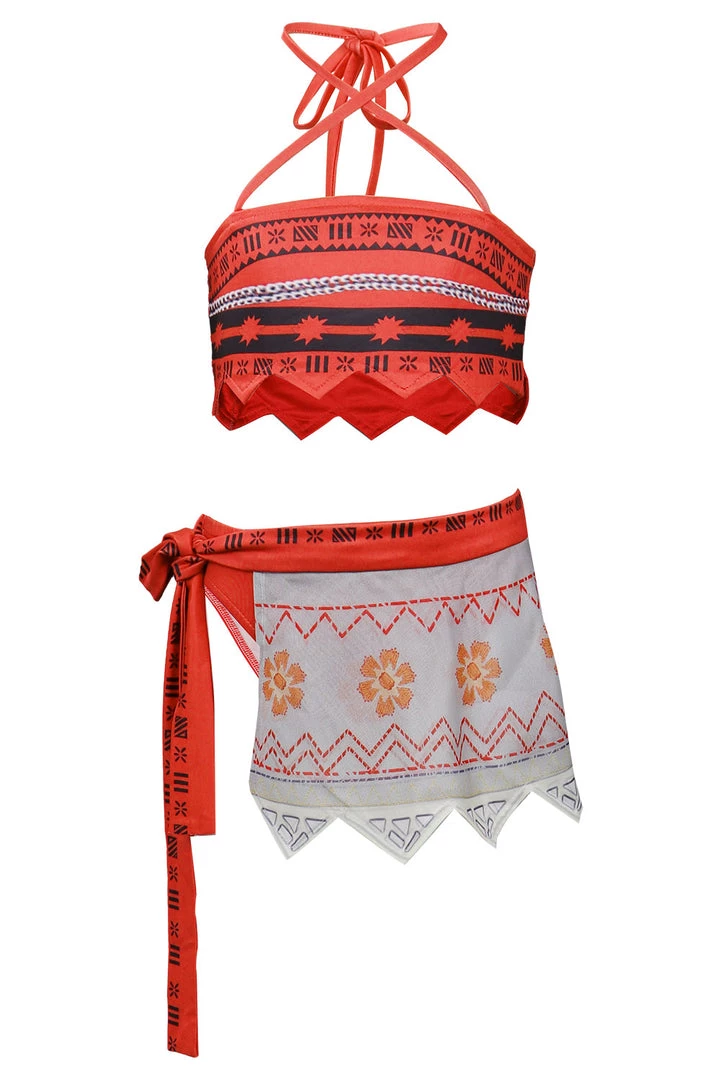 Fandombuy Kids Children Moana Swimsuit Cosplay Costume Two-Piece Swimwear 3 Fandombuy Kids Children Moana Swimsuit Cosplay Costume Two-Piece Swimwear