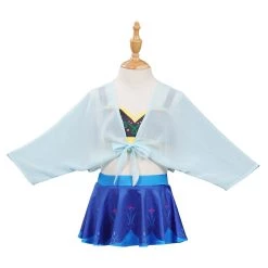Cossky New Arrivals Kids Children Frozen Anna Swimsuit Cosplay Costume Jumpsuit Swimwear